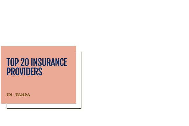 Top 20 Insurance Providers In Tampa